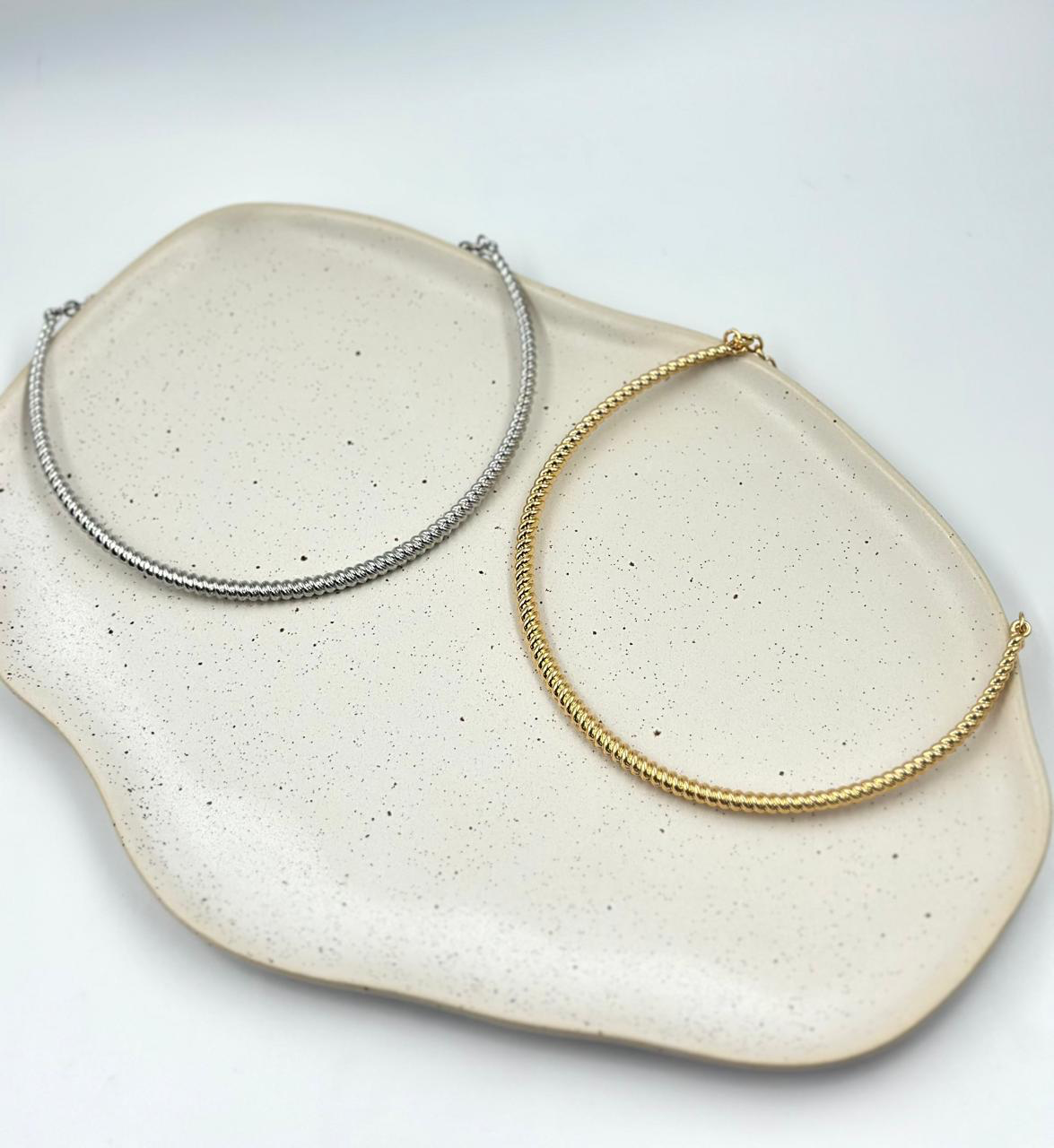 Colar De Aro Torcido