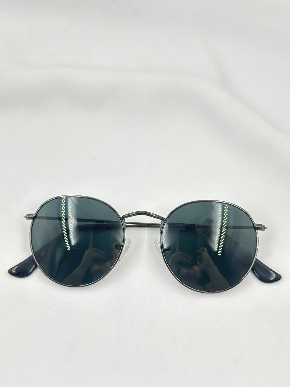 Óculos De Metal Com Design Redondo