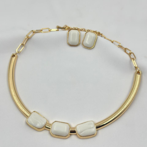 Conjunto De Brinco Com Colar