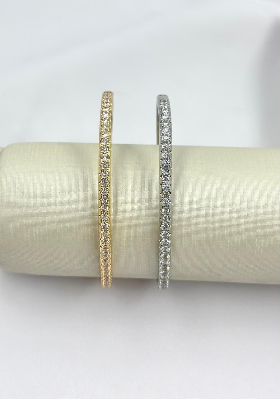 Bracelete Cravejado Fino