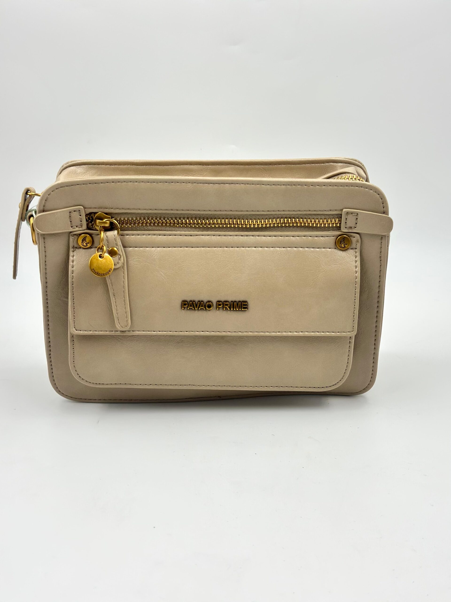 Bolsa Pavão De Ouro Quadrada