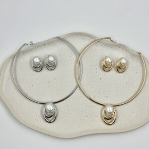 Conjunto Gota Com Pérola