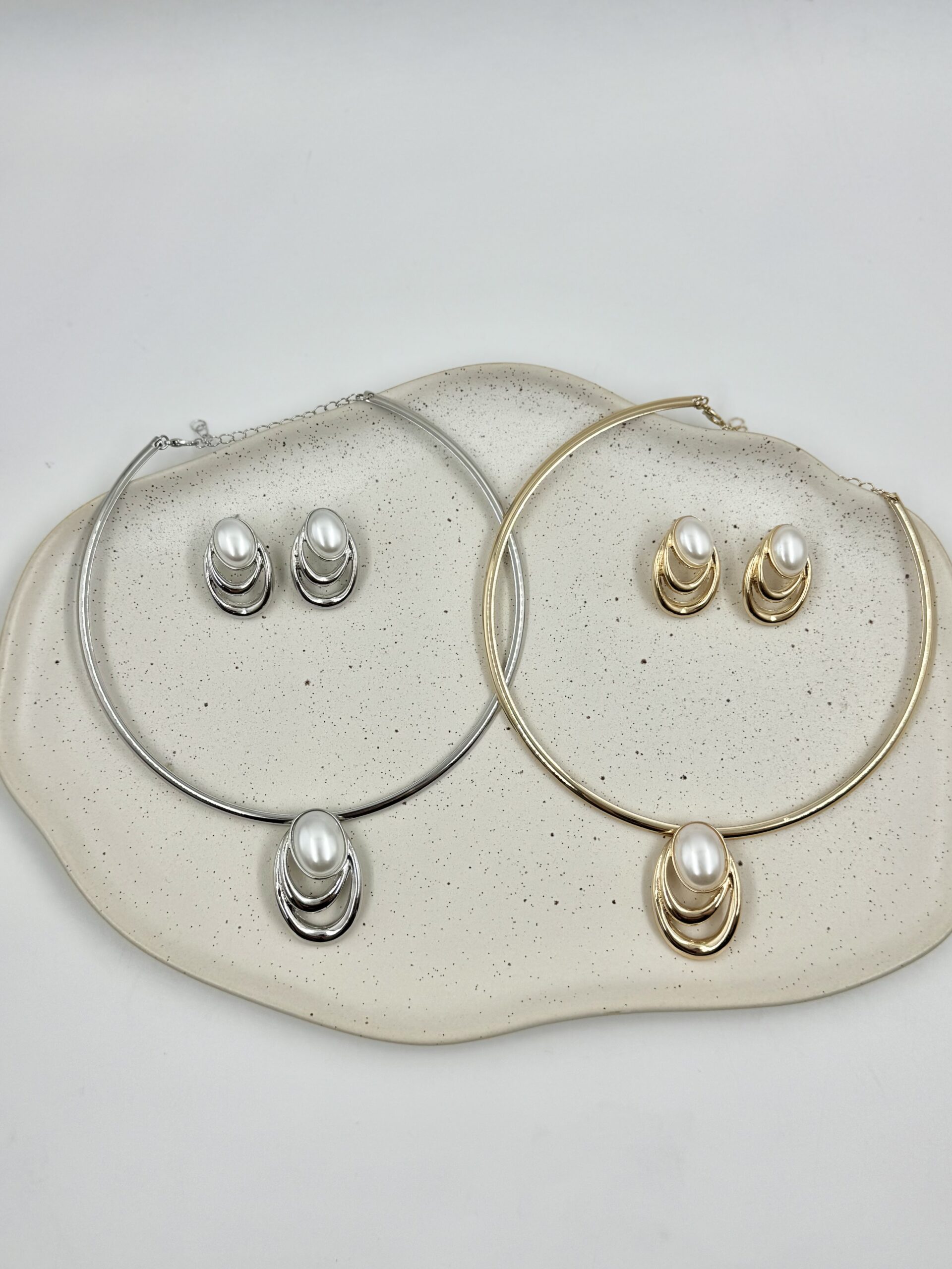 Conjunto Gota Com Pérola