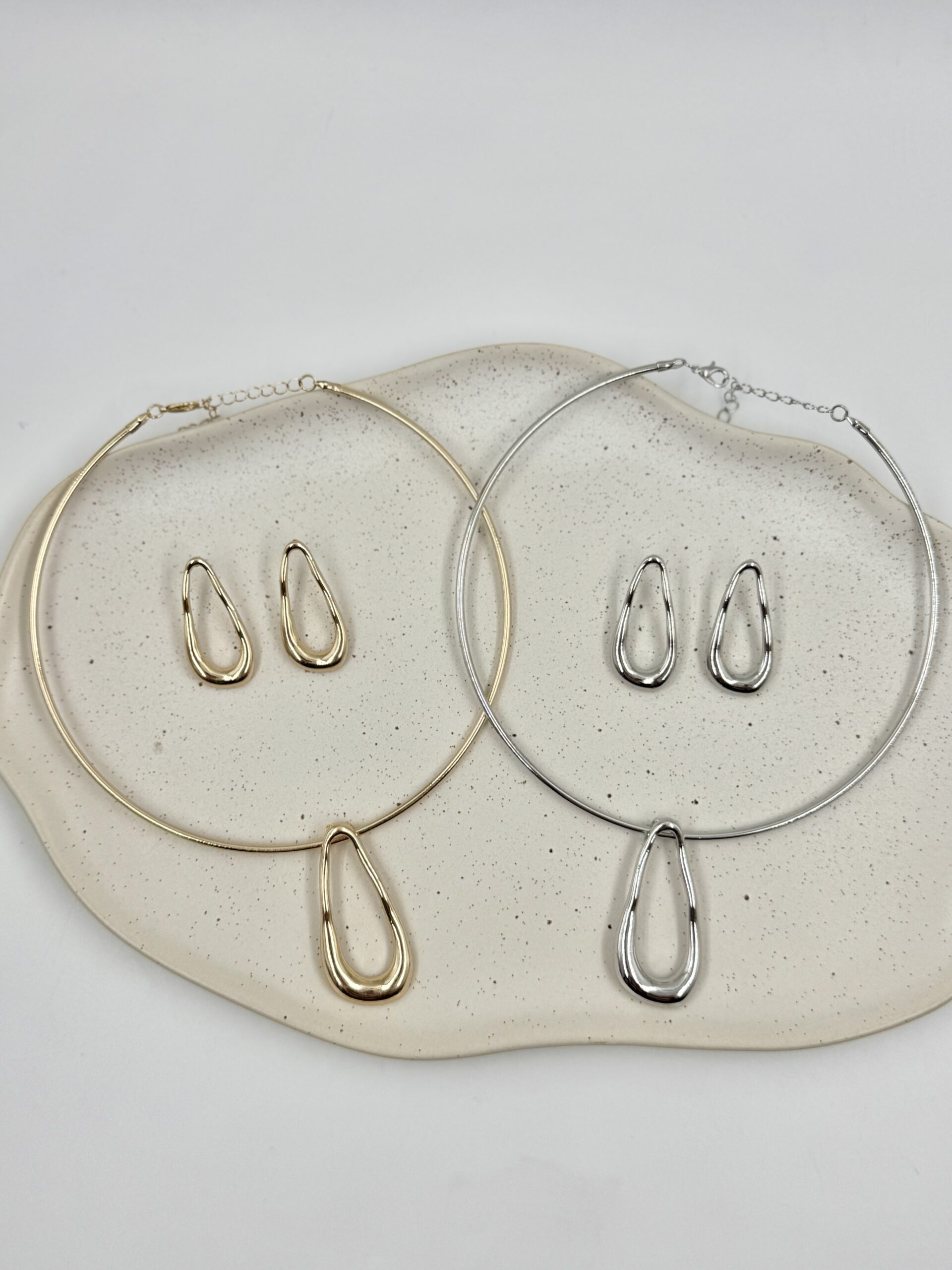 Conjunto Aro Gota