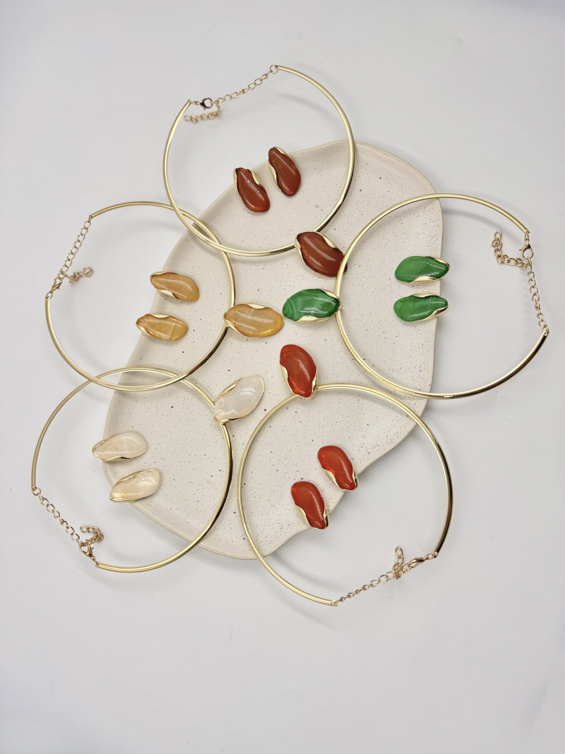 Conjunto Pedra Oval