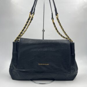 Bolsa Pavão De Ouro Modelo Envelopado