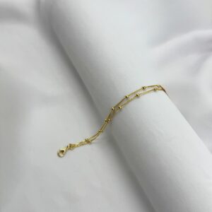 Pulseira Dupla De Bolinhas