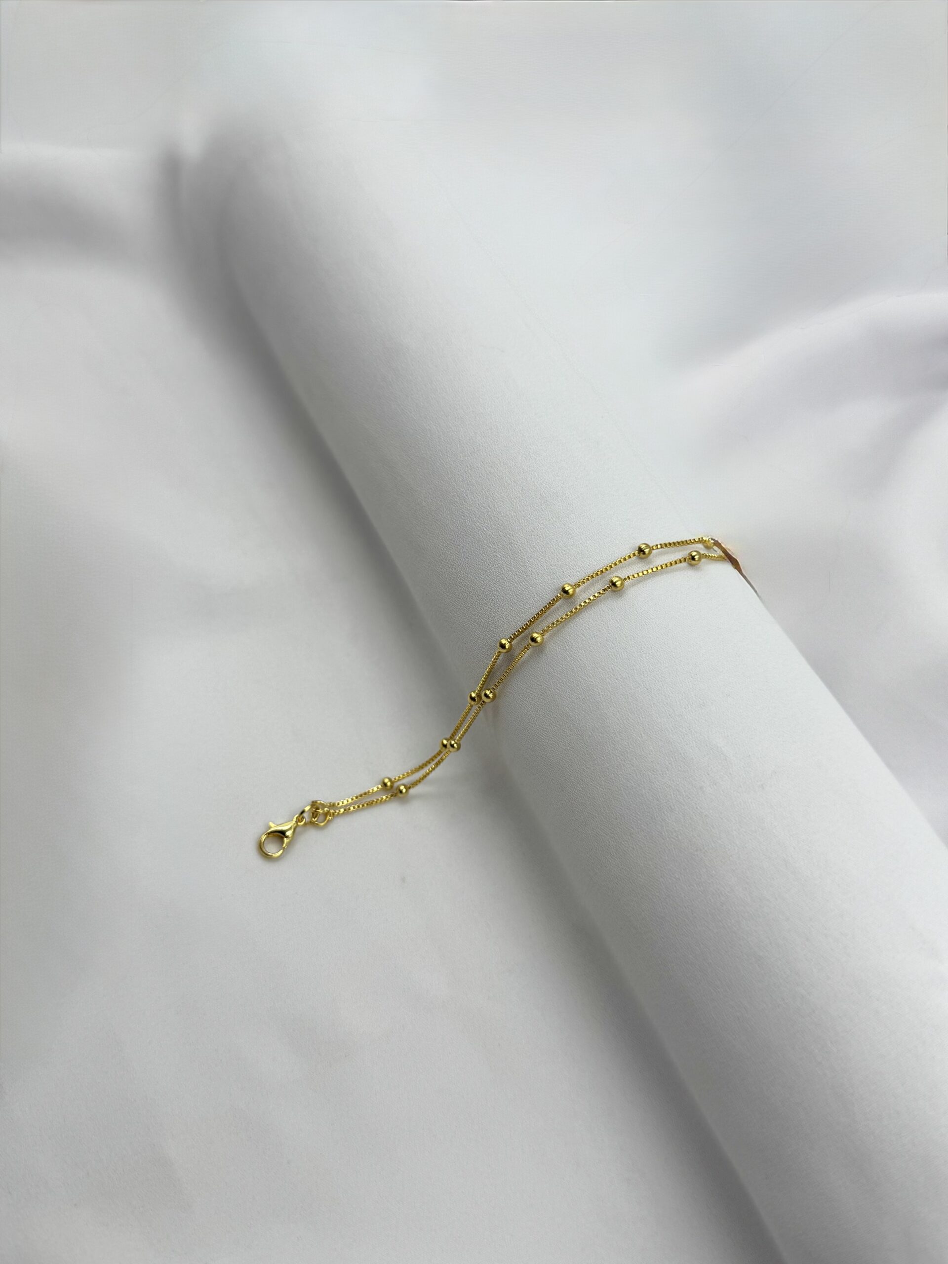 Pulseira Dupla De Bolinhas
