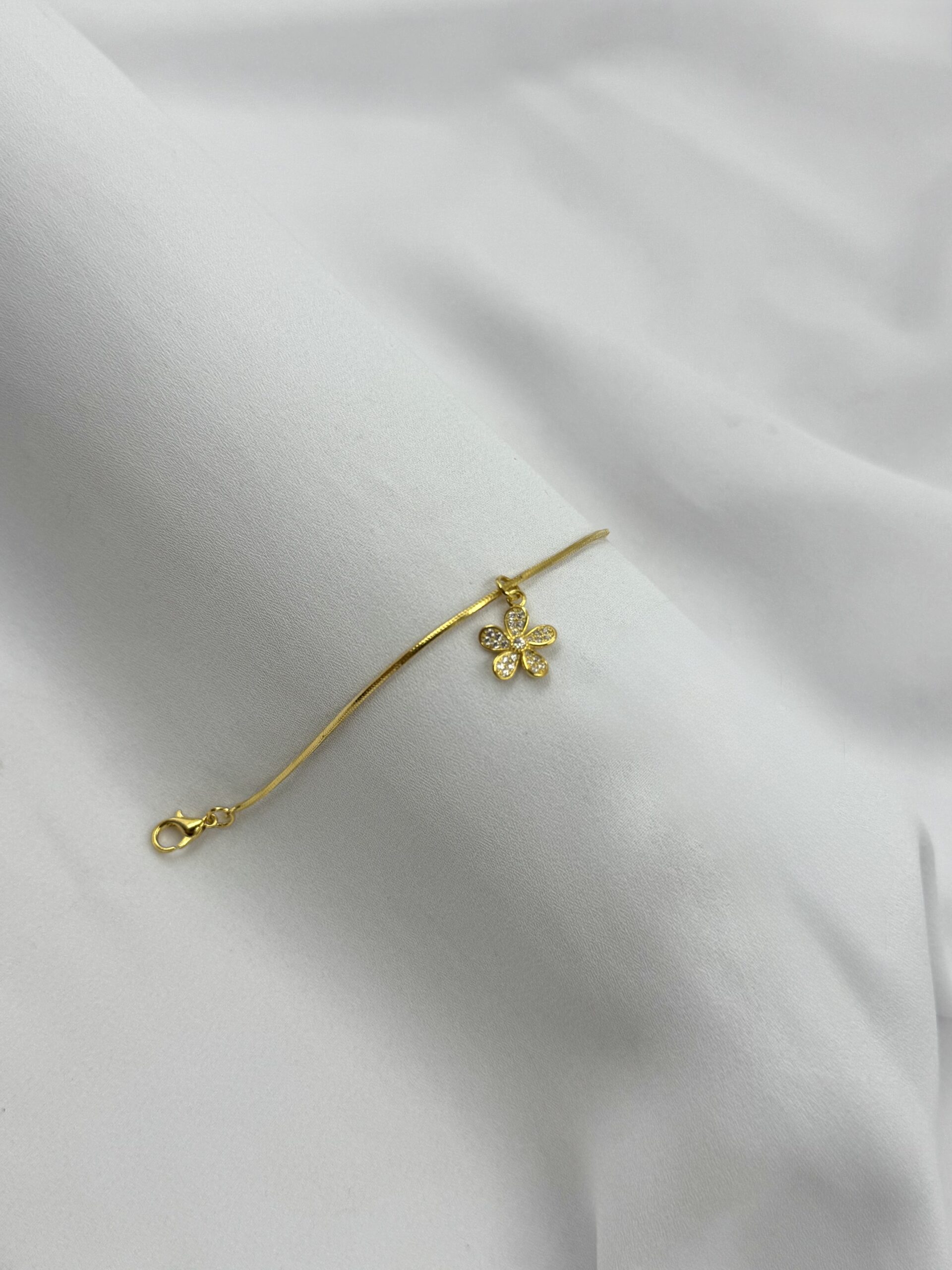 Pulseira Pingente Flores