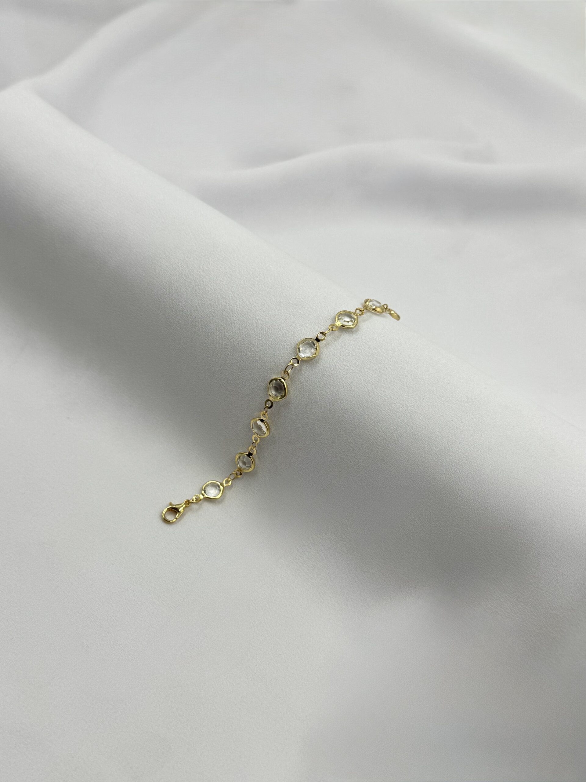 Pulseira Cristal Redonda