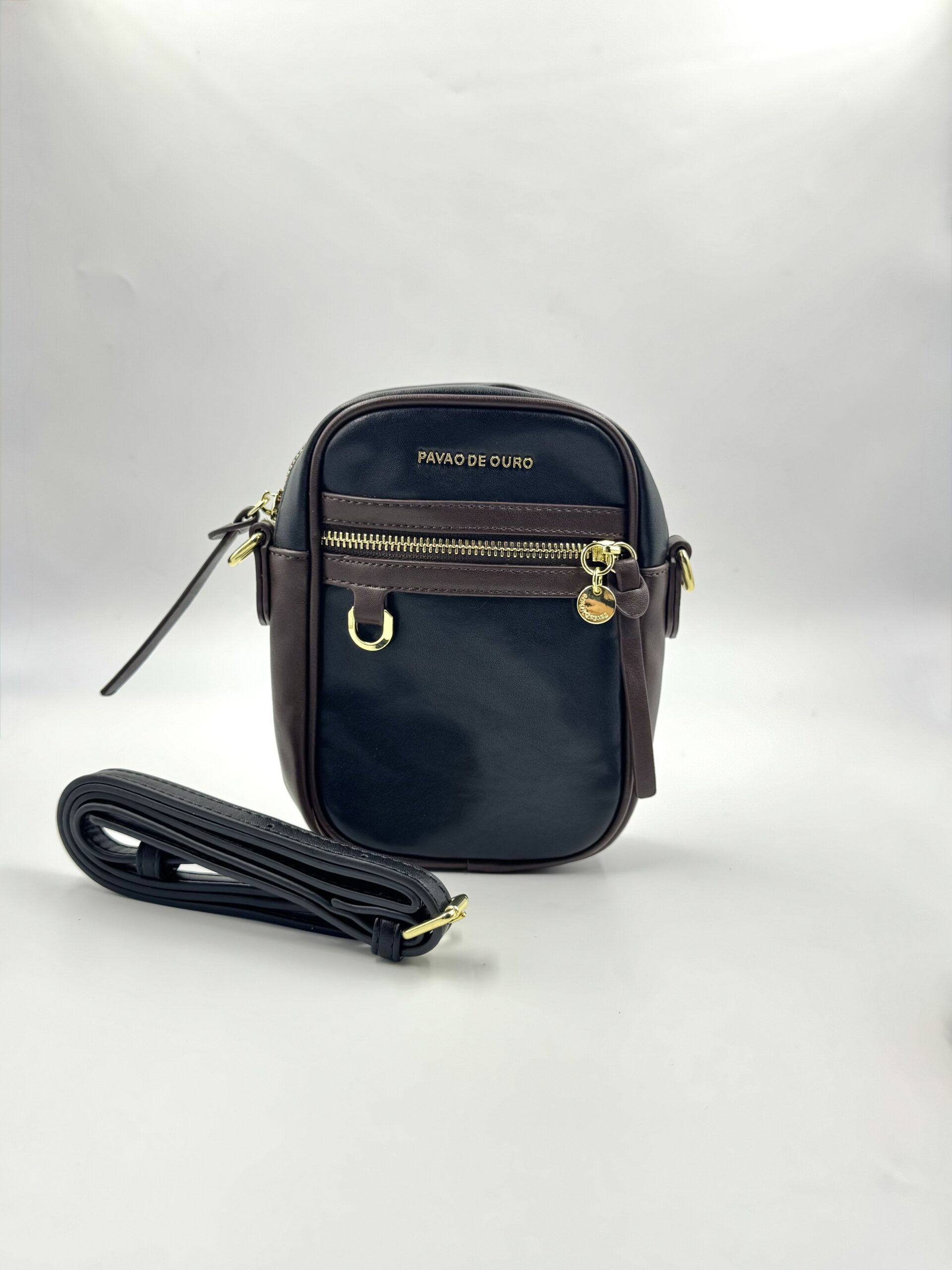 Bolsa Pavão De Ouro Modelo Tiracolo
