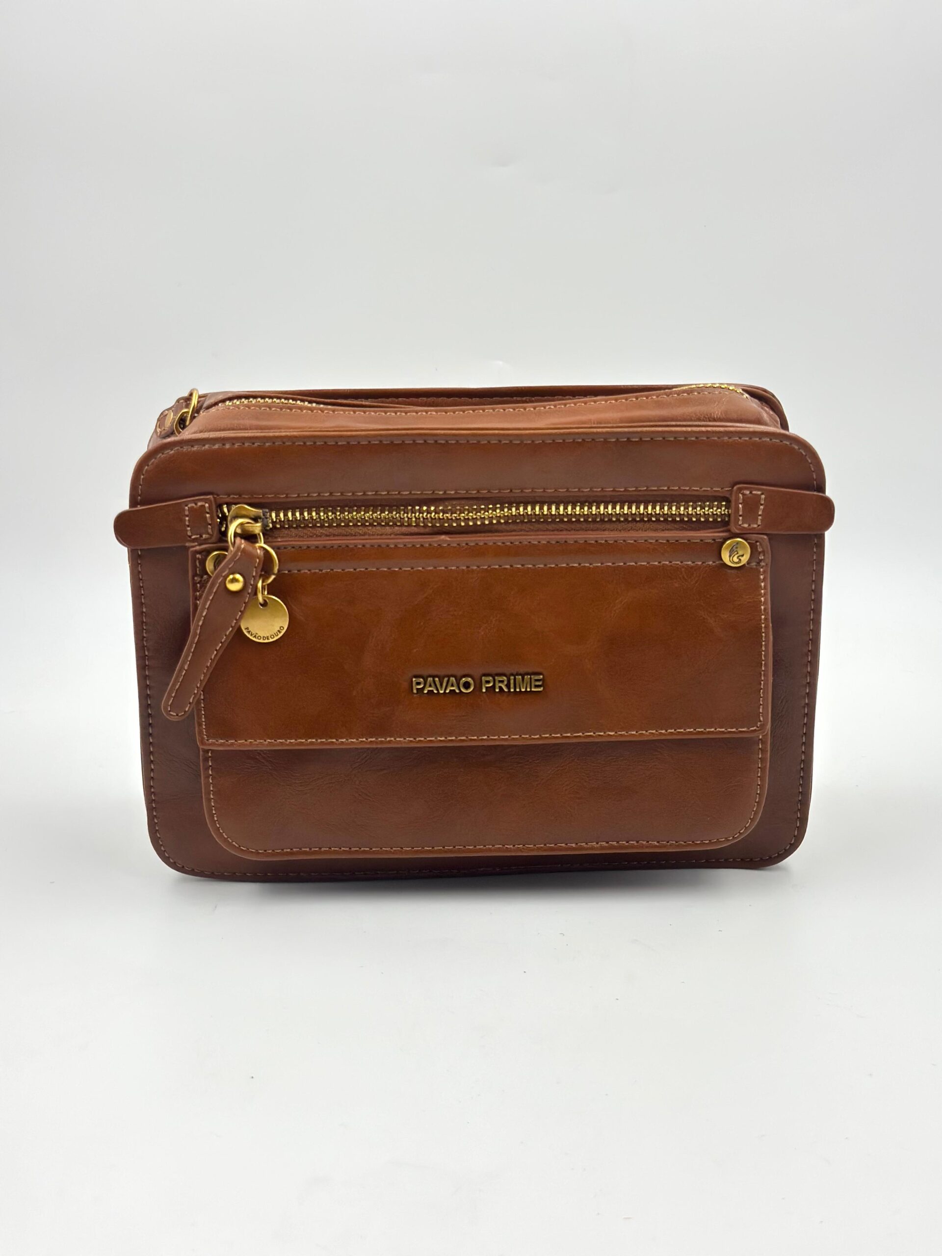 Bolsa Pavão De Ouro Quadrada