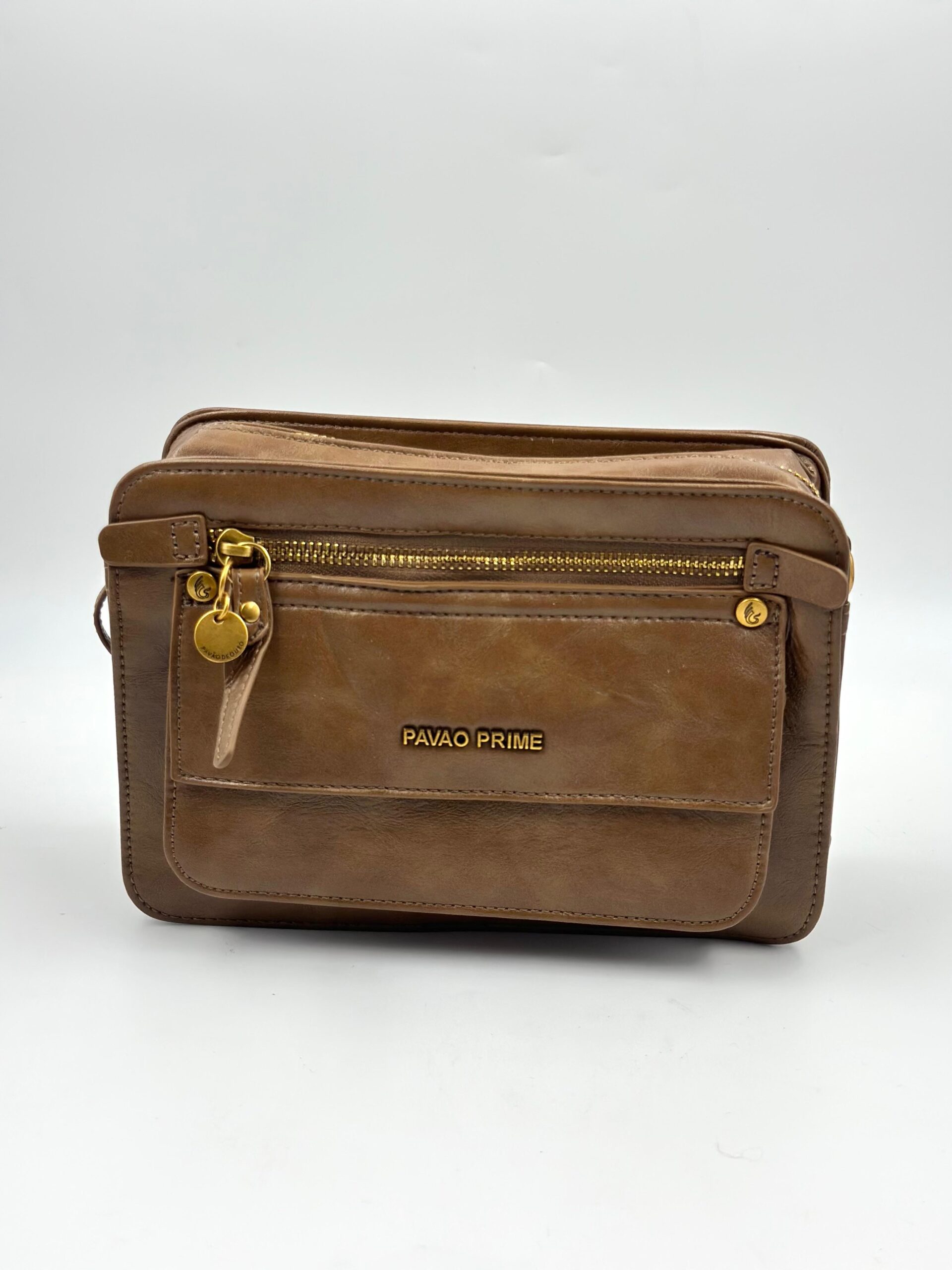 Bolsa Pavão De Ouro Quadrada