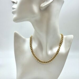 Colar Choker Corrente Com Elo Grumet