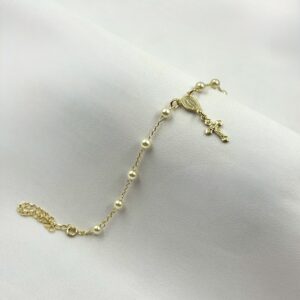 Pulseira Terço Pérola