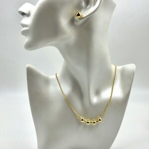 Conjunto Esferas Douradas