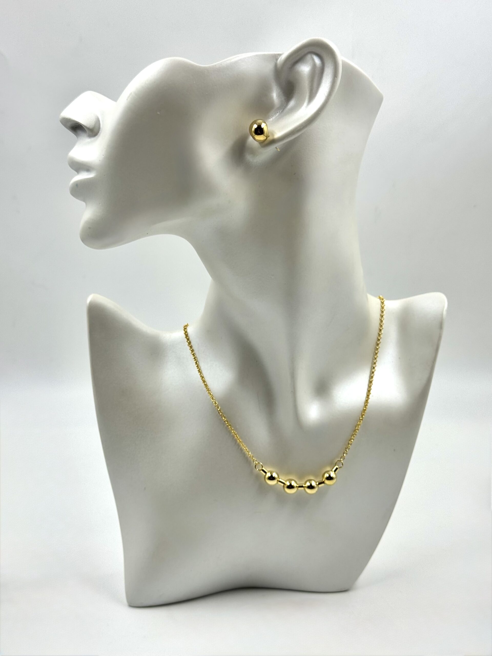 Conjunto Esferas Douradas