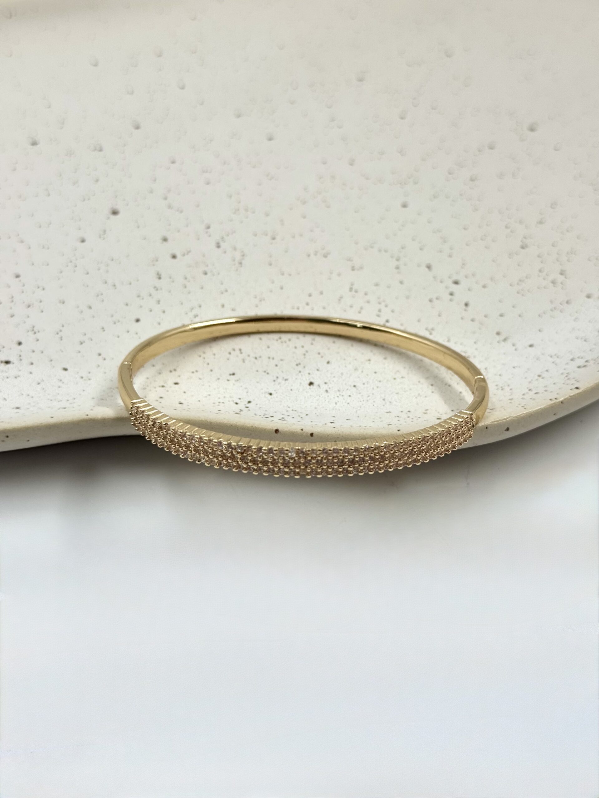 Bracelete 03 Fileiras Cravejado