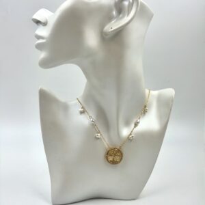 Colar Pingente Medalha