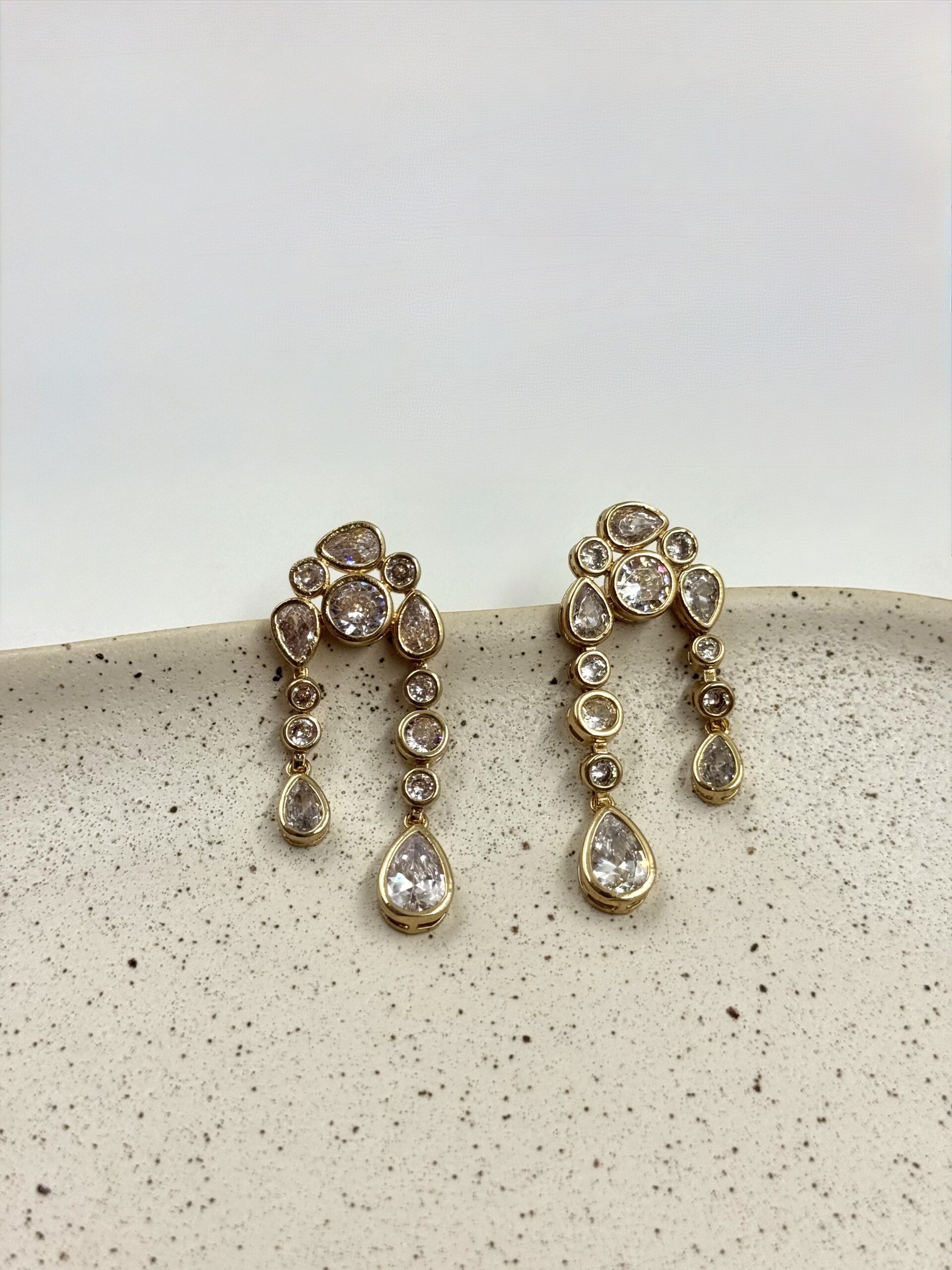 Brinco Cristal Gotas