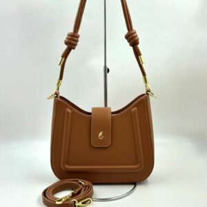 Bolsa Pavão De Ouro Modelo Hobo