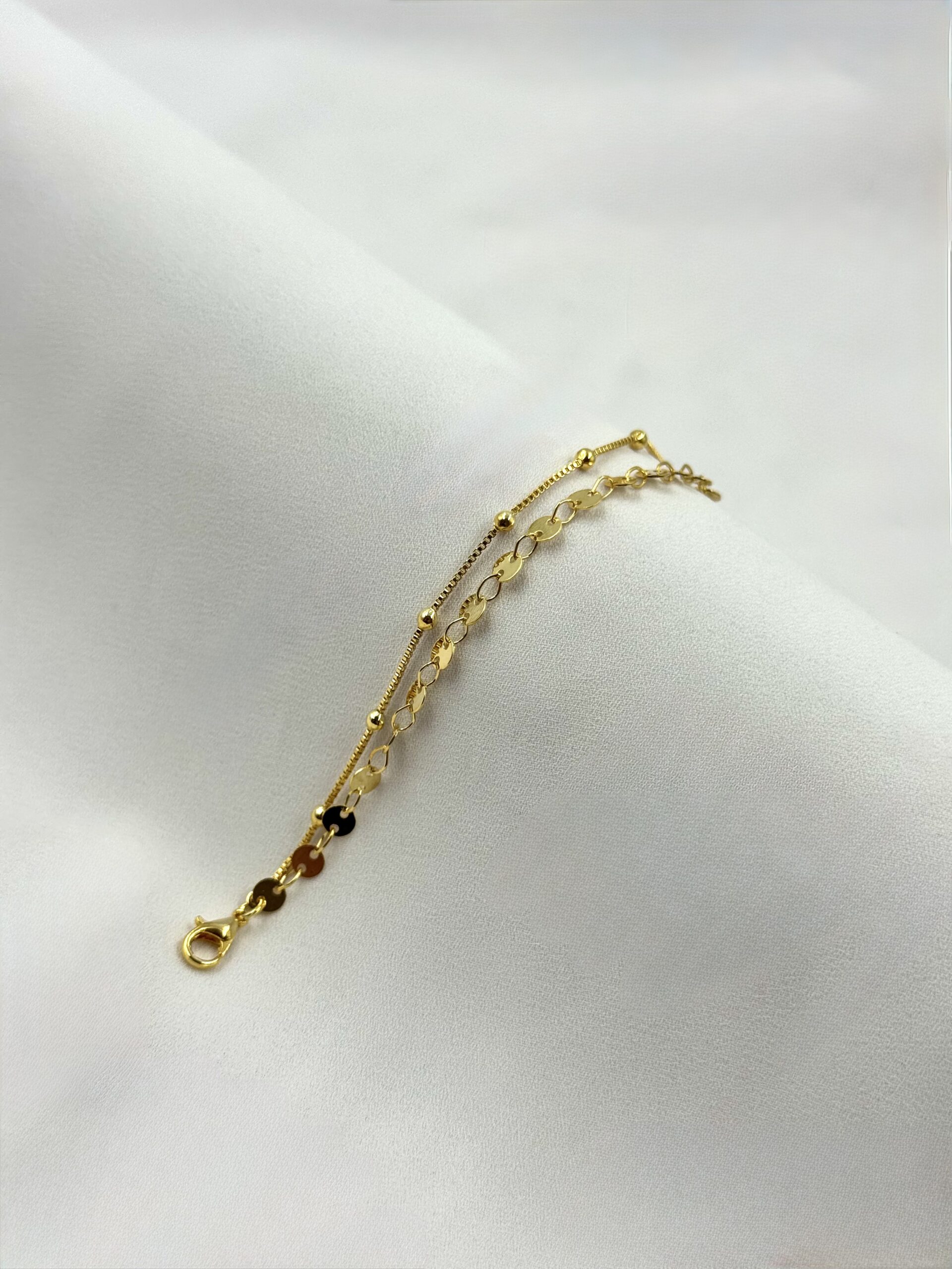 Pulseira Dupla De Bolinhas