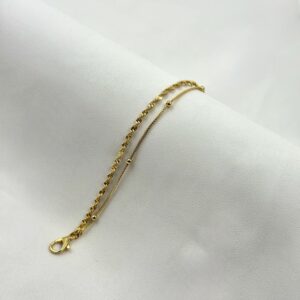 Pulseira Dupla Bolinhas