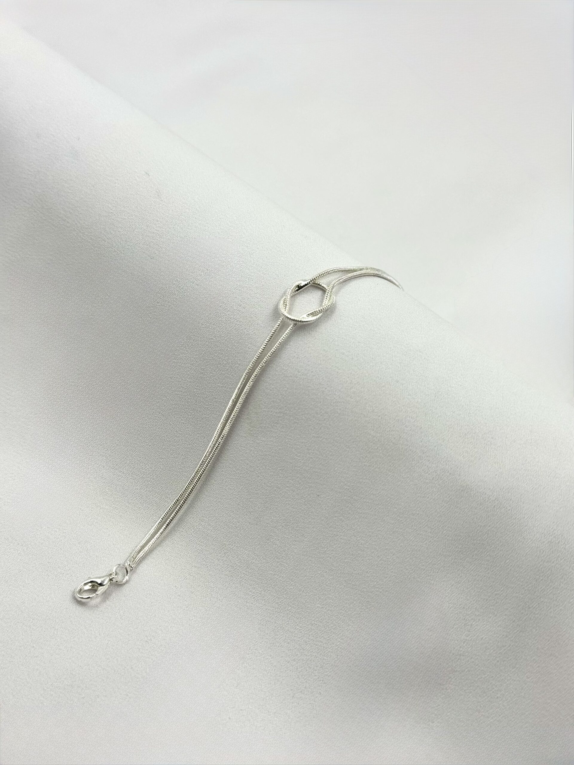 Pulseira Dupla Antialérgica Elo Infinito
