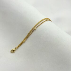 Pulseira Dupla De Bolinhas