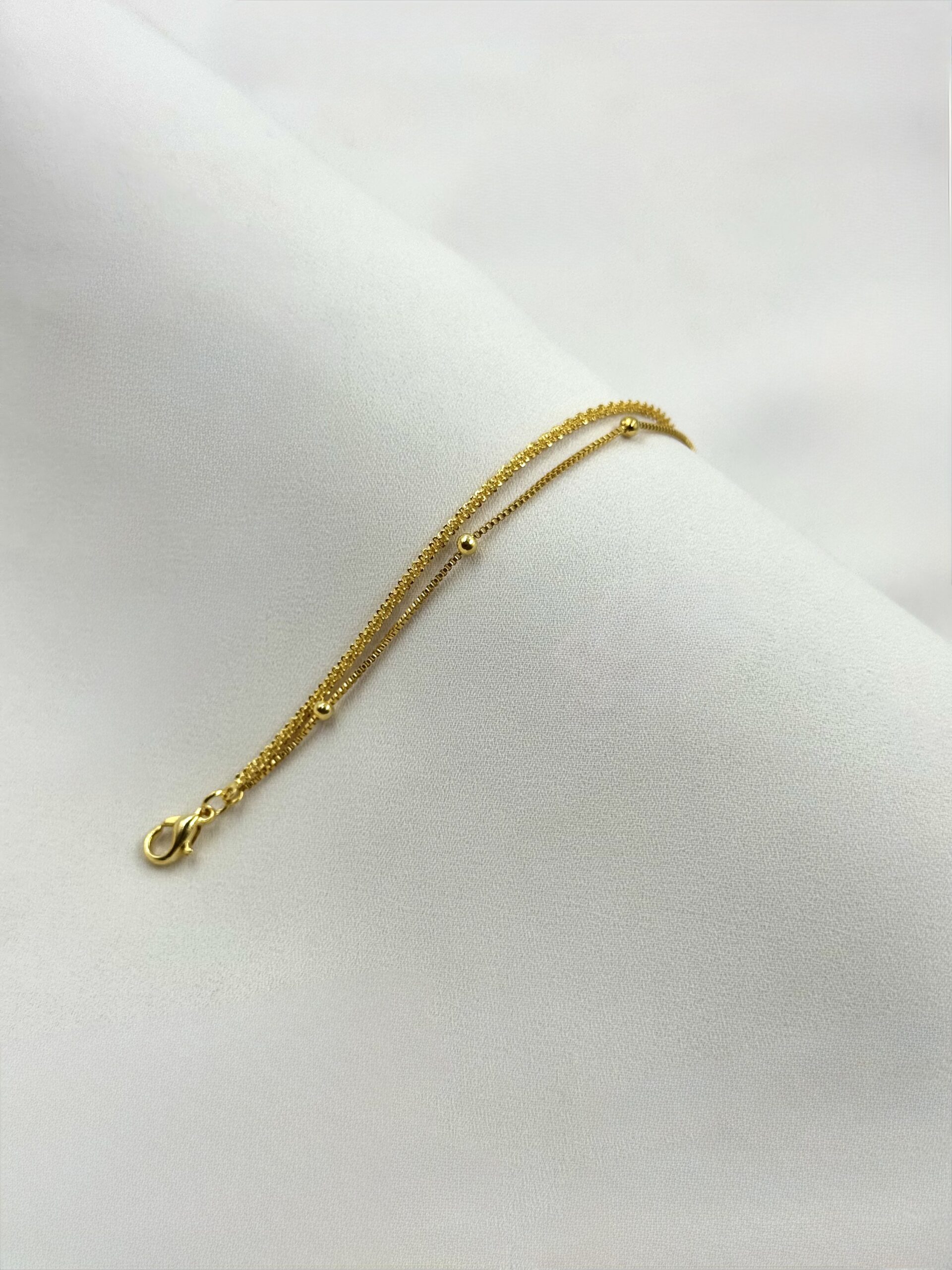 Pulseira Dupla De Bolinhas
