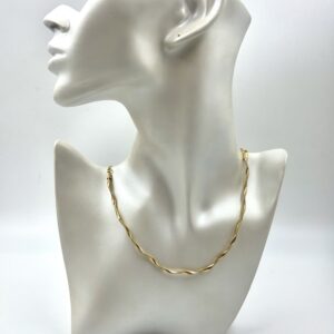 Colar Choker Malha Torcida