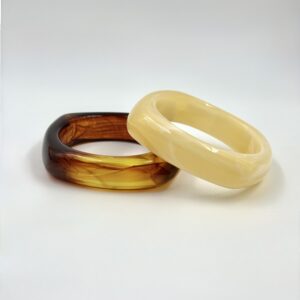 Bracelete Resina Marmorizado